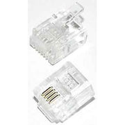 E+P Elektrik - Modularer Steckverbinder Western-Stecker T 54 − 2 Packung
