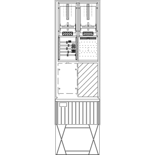 Elsta Mosdorfer - Zähler-Komplettschrank Zähleranschlusssäule ZS342T.N2.24 A340 N2 1Z TSG 3.HZ