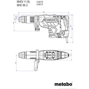 Metabowerke - Meißelhammer (elektrisch) Meisselhammer MHEV 11 BL
