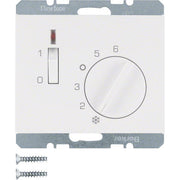 Berker - Raumthermostat Raumtemperaturregler 24 V 20317109 mit Öffner, Zentrals