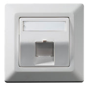 KERPEN DATACOM - Kommunikationsanschlussdose Kupfer Keystone-Wanddose KDA4A0KU1400001 1-fach RAL9010 − 1 Stück