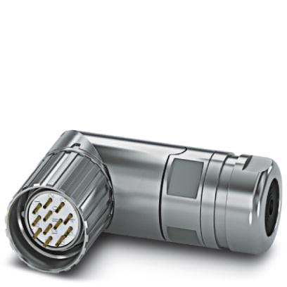 Phoenix Contact - Rundsteckverbinder, feldkonfektionierbar (Industriesteckverbinder) Kabelsteckverbinder CA-1RP1N8AT007 M23, Polzahl 16+2+PE