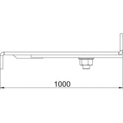 OBO Bettermann - Zubehör/Ersatzteile für Unterflurkanalsysteme Profil OKB EP 1000 1000x87x25mm