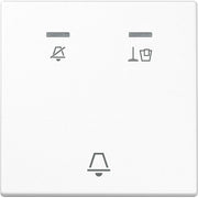Jung - Abdeckung/Bedienelement für Installationsschalterprogramme Hotelwippe Außenstelle LS CU KO5 M WW Nicht stören+Klingel