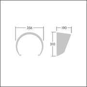 Thorn - Lichttechnisches Zubehör/Ersatzteile für Leuchten Blende CONT3 36/52LVISOR GY
