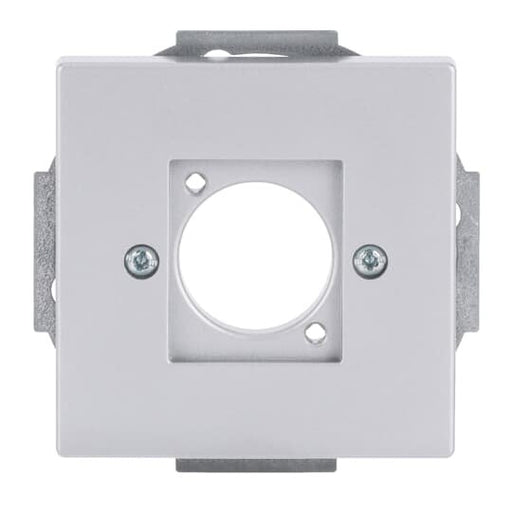 Busch-Jaeger - Einsatz/Abdeckung für Kommunikationstechnik XLR-Zentralscheibe 2553-83 alusilber