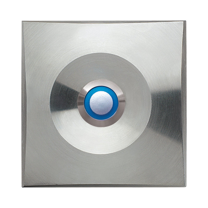 Grothe - Klingeldrücker Etagenplatte ETA S 200 LED bl 82x82mm, Edelstahl
