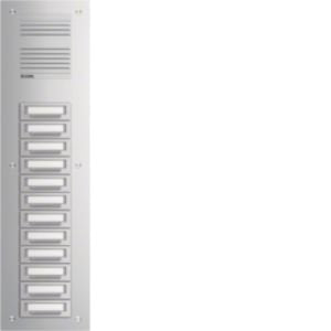 Elcom - Klingeltableau für Türkommunikation UP-Türstation TUP-12/1 EV1 12Taster,1-reih.,EV1