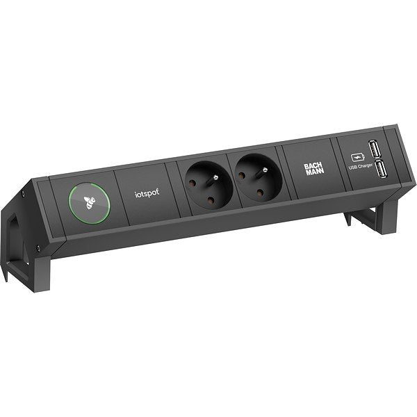 Bachmann - Mehrfachsteckdose Steckdosenleiste 902.810 DESK2 1xiotspot