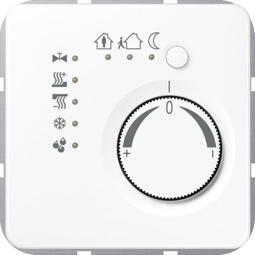 Jung - Bussystem-Raumtemperaturregler KNX Stetigregler aws CD 2178 WW mit int.Busankoppler
