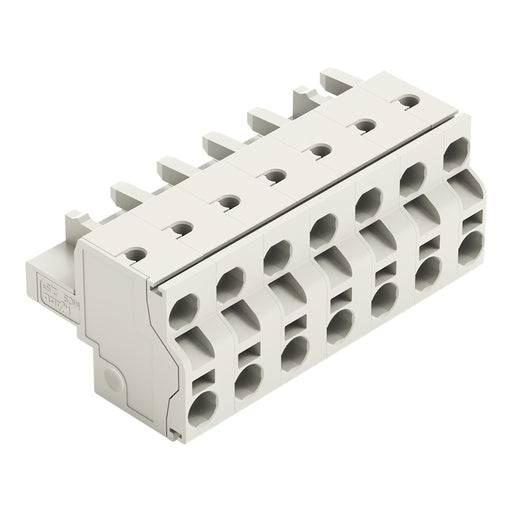 WAGO - Kabelsteckverbinder für Leiterplattensteckverbinder 2-Leiter-Federleiste 721-2207/026-000 CAGECLAMP,2,5mm²,lgr − 50 Stück