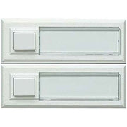 Grothe - Klingeldrücker Klingeltaster AP 1fach ETA 2132A 32x90x18mm,ws,bel