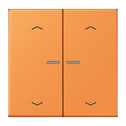 Jung - Bedienelement intelligent Taster mit Pfeilsymbolen BT LC 17102 P 225 orange clair