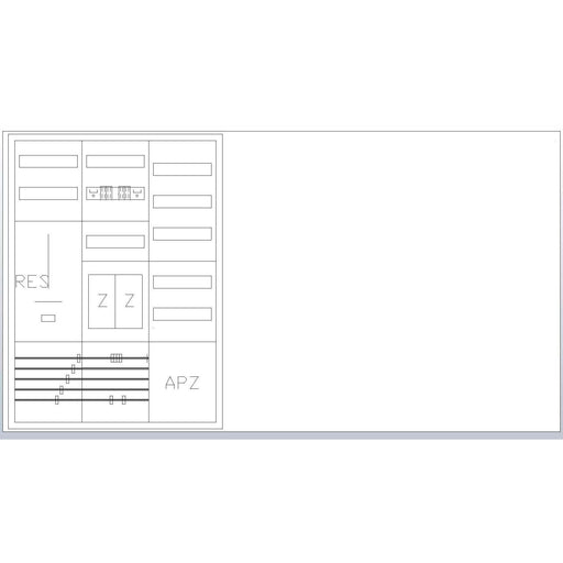 ABN - Zähler-Komplettschrank Zählerschrank S37EA220Z eHZ 2Z 1T-3P1V 1APZ