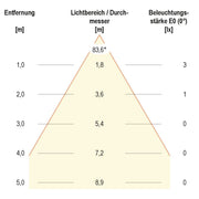 EVN Lichttechnik - Decken-/Wandleuchte LED Einbauleuchte LQ 4601 12VDC 0,6W cw