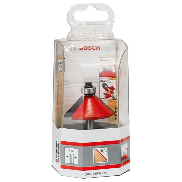 Bosch - Fräser Fasefräser Expert for 2608629379 Wood 8 mm D 44 mm L