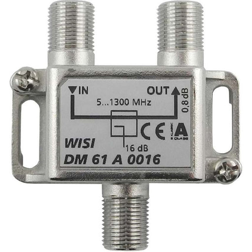 Wisi - Abzweiger und Verteiler Abzweiger 1f. DM 61 A 0016 5-1300MHz,16dB Cl.A − 1 Stück by Wisi
