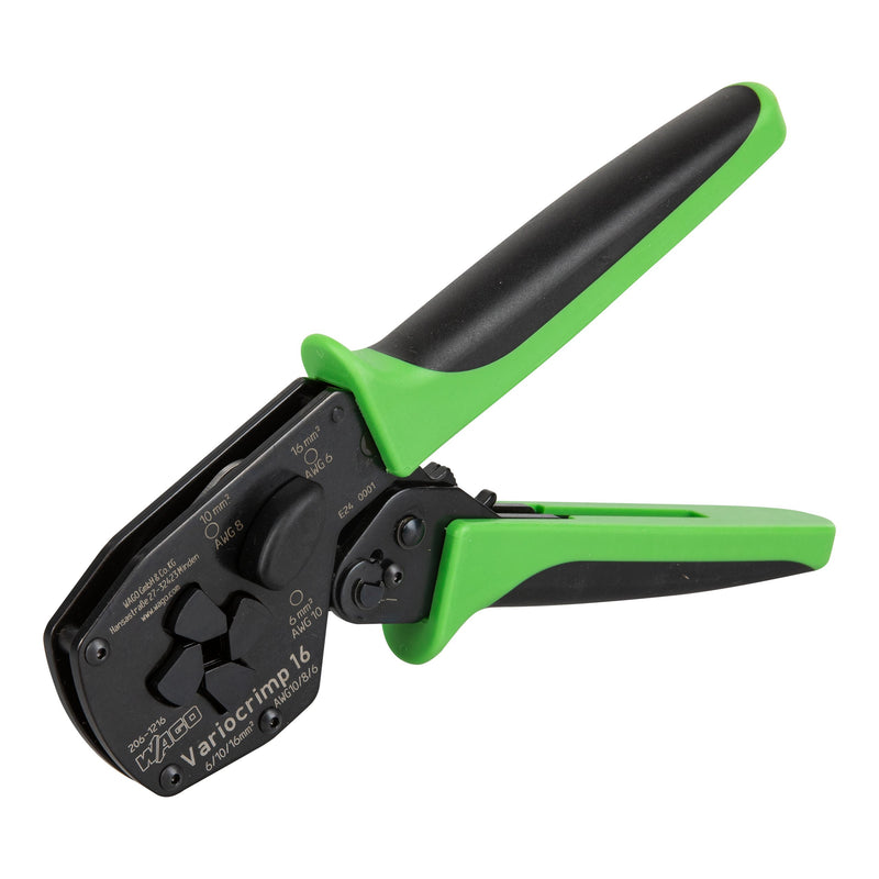 WAGO - Presswerkzeug Kabelschuhe/Verbinder, Aderendhülsen, Schirmanschluss Crimp-Zange Variocrimp 16 206-1216 6/10/16qmm