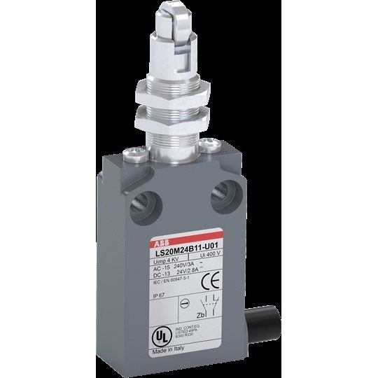 ABB Stotz S&J - Einzelpositionsschalter Kompakt-Pos.schalter LS20M24B11-U01 Metall-Gehäuse IP67