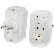 E+P Elektrik - Mehrfachsteckdose Dreifach-Kombistecker EA 9 ws