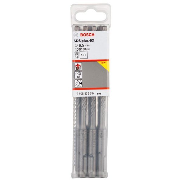 Bosch - Bohrer PRO SDS plus-5X 2608833894VE(10) Hammerbohrer 6,5 x