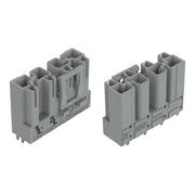 WAGO - Leiterplattensteckverbinder Stecker für Leiterplatten 770-854/060-000 4-polig,grau − 50 Stück