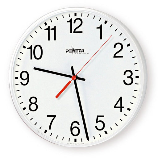 Peweta - Uhr Quarz-Batterie-Uhr 41.271.211 innen,1,5V,D=265mm