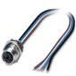 Phoenix Contact - Rundsteckverbinder, feldkonfektionierbar (Industriesteckverbinder) Einbausteckverbinder SACC-DSI-M12#1424134