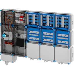 Hensel - Verteilerschrank für Energieversorgung Ladeverteiler Mi EV 11kW 18101 f.18 Ladep. a 11kW