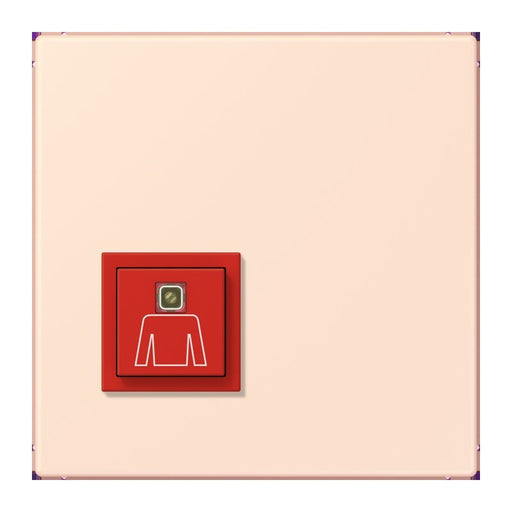 Jung - Behindertenelement für Installationsschalterprogramme Notrufsystem Ruftaster NRS LC 0834 RT 226 orange pale