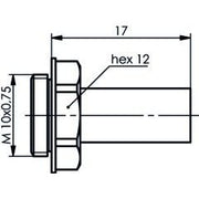Telegärtner - Koax-Steckverbinder Kabelabfang cr 100021321 G1 (RG-58C/U) − 5 Stück