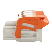 WAGO GmbH & Co. KG - Ein- und mehrpolige Klemmenleiste 1-Leiter-Federleiste,Hebel 832-1106/320-000 PushinCAGECLAMP,lgr − 16 Stück