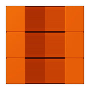 Jung - Abdeckung/Bedienelement für Installationsschalterprogramme Tastensatz 3fach LC 503 TSA 224 orange