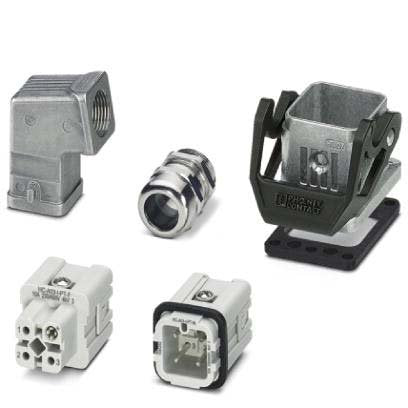 Phoenix Contact - Rechtecksteckverbinder, Set (Industriesteckverbinder) Steckverbinder-Set 1424451