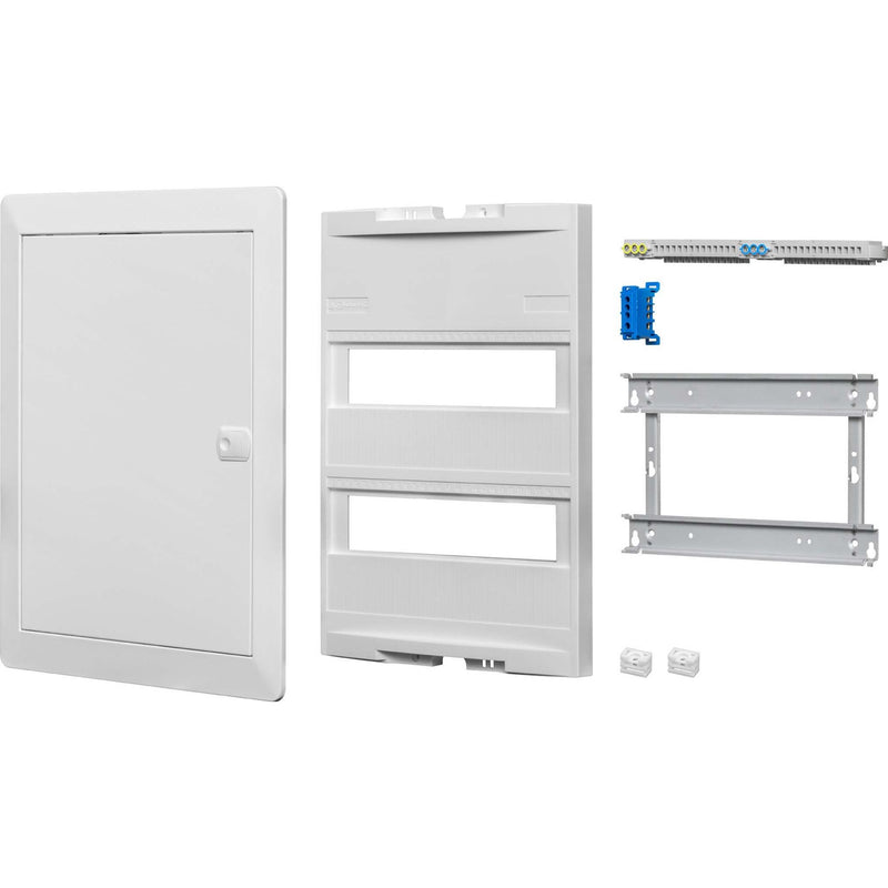 ABN - Installationskleinverteiler Einbauset AE24R 2-reihig, HW/UP