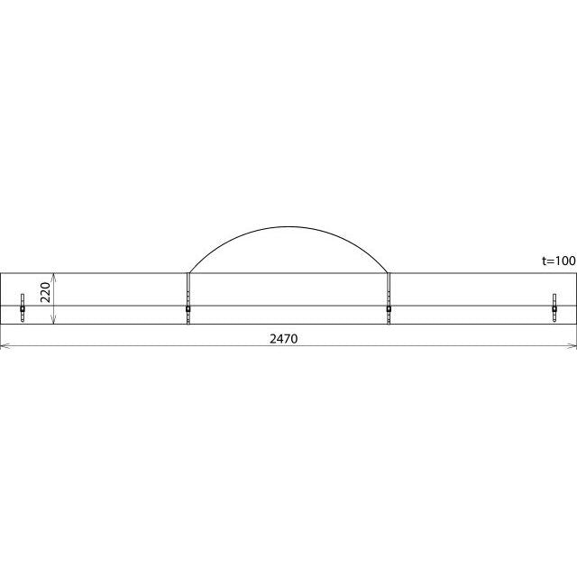 DEHN - Zubehör/Ersatzteile für Sicherheitsgeräte Kunstledertasche KLT 247 10 22 2470x100x220mm