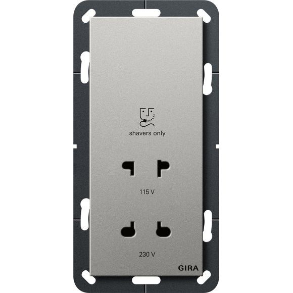Gira - Rasiersteckdose Rasierersteckdose 2820600 115-230V eds-lack