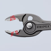 Knipex - Wasserpumpenzange Frontgreifzange 82 01 200 schwarz atramentiert