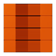 Jung - Abdeckung/Bedienelement für Installationsschalterprogramme Tastensatz 4fach LC 504 TSA 260 orange vif