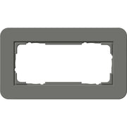 Gira - Abdeckrahmen 2fach o.M 1002413 Dklgrau/Reinweiß