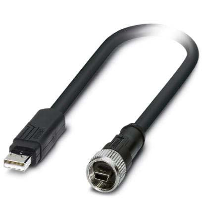 Phoenix Contact - Konfektioniertes Sensor-Aktor-Kabel Patch-Kabel VS-FSDB-IP2 #1420184 5,0m USB-Kabel sw