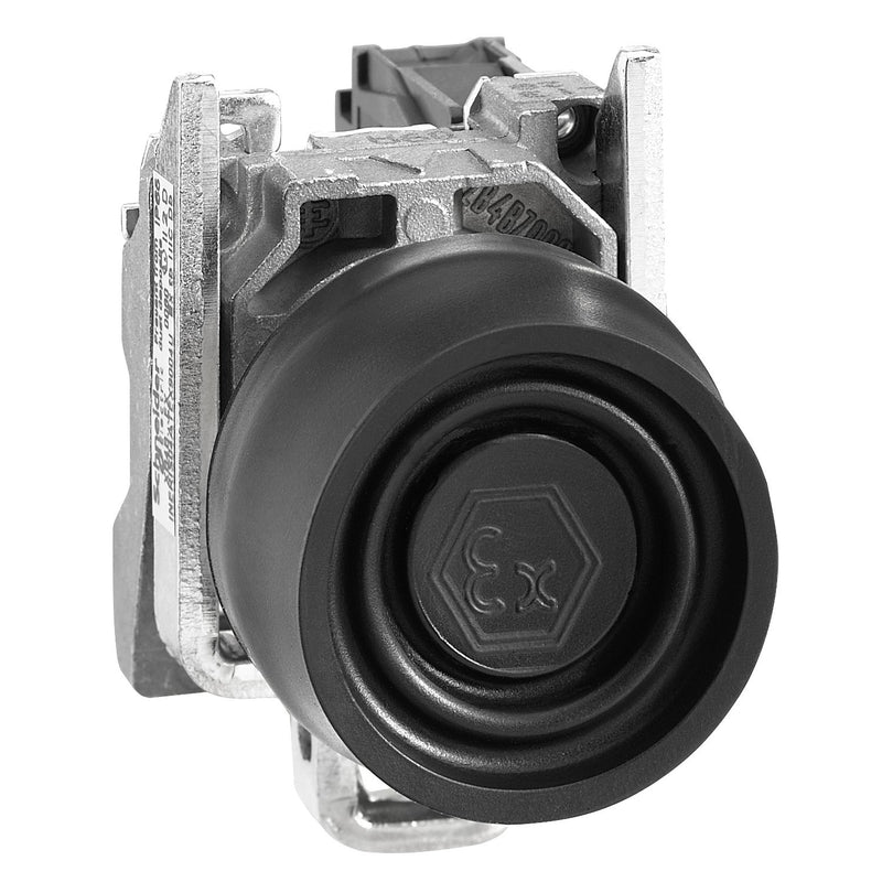 Schneider Electric - Drucktaster, Komplettgerät Drucktaster, schwarz XB4BPS21EX o. Rastung, 1S