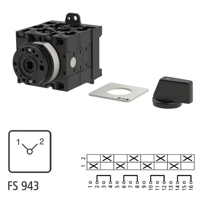 Eaton - Lastschalter Umschalter T3-4-8223/XZ 4pol.  − 1 Stück
