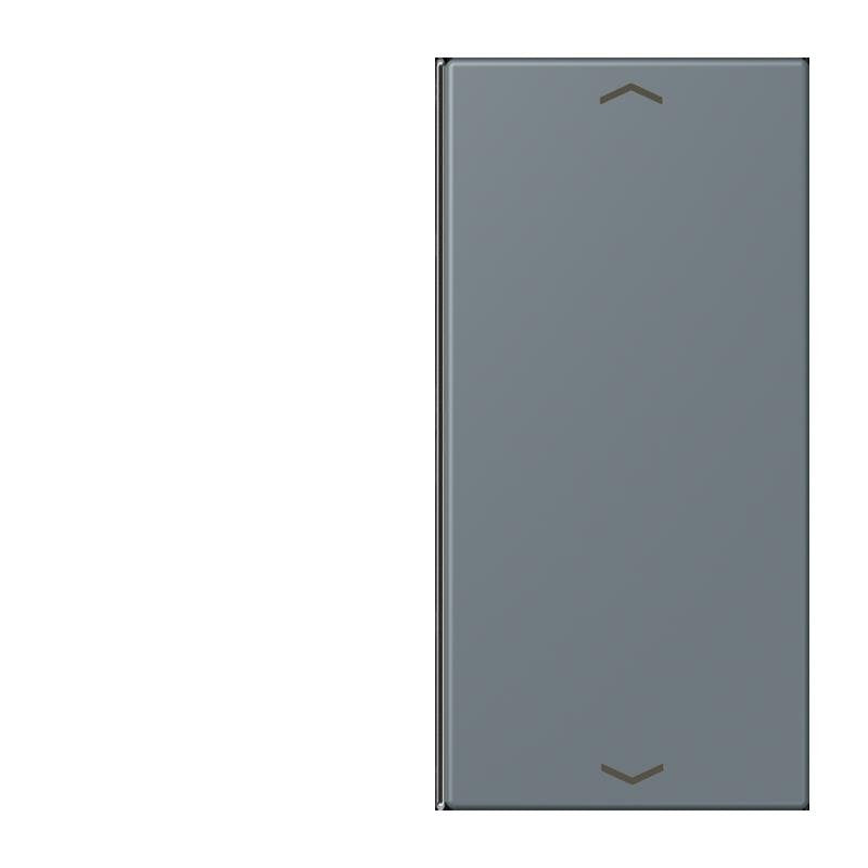 Jung - Abdeckung/Bedienelement für Installationsschalterprogramme Taste 2fach m. Pfeilsymb. LC 402 TSAP 251 gris 59