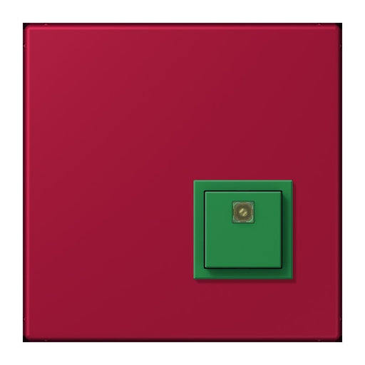 Jung - Behindertenelement für Installationsschalterprogramme Notrufsystem Abstelltaster NRS LC 0834 AT 229 rouge carmin