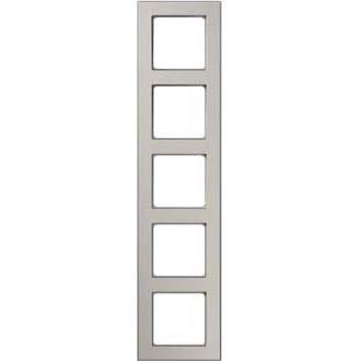 Peha - Abdeckrahmen Rahmen 5-fach D 20.675.222.702 Metall titan-alu