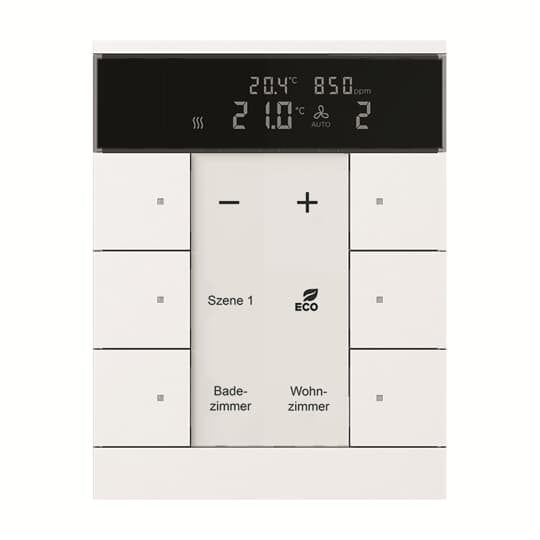 Busch-Jaeger - Bussystem-Physikalischer Sensor Raumtemperaturregler SBC/U6.0.11-84 6-f.CO2/Feuchte-Sens