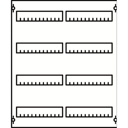 Striebel&John - Verteilerfeld für Installationsverteiler Verteilerfeld 2V0-150 BH0 2FB 150mm