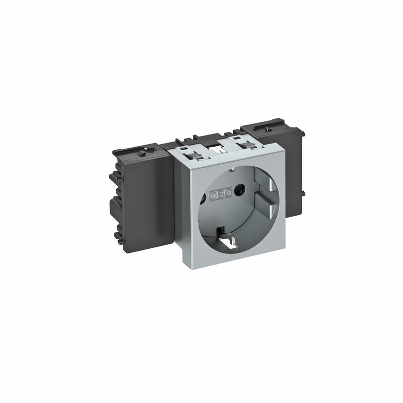 OBO Bettermann - Steckdose 0 Grad, 1-fach STD-D0C AL1 250V,10/16A,Schutzk