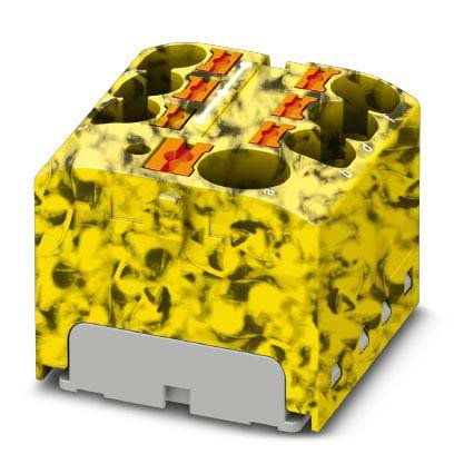 Phoenix Contact - Durchgangs-Reihenklemme Verteilerblock PTFIX 10/6X4-FE − 8 Stück